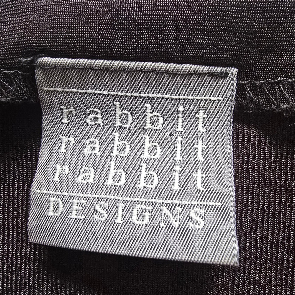 Rabbit Rabbit Rabbit Designs Black Silver Metallic Two Piece Pant Set Size 8&10 - Picture 6 of 16